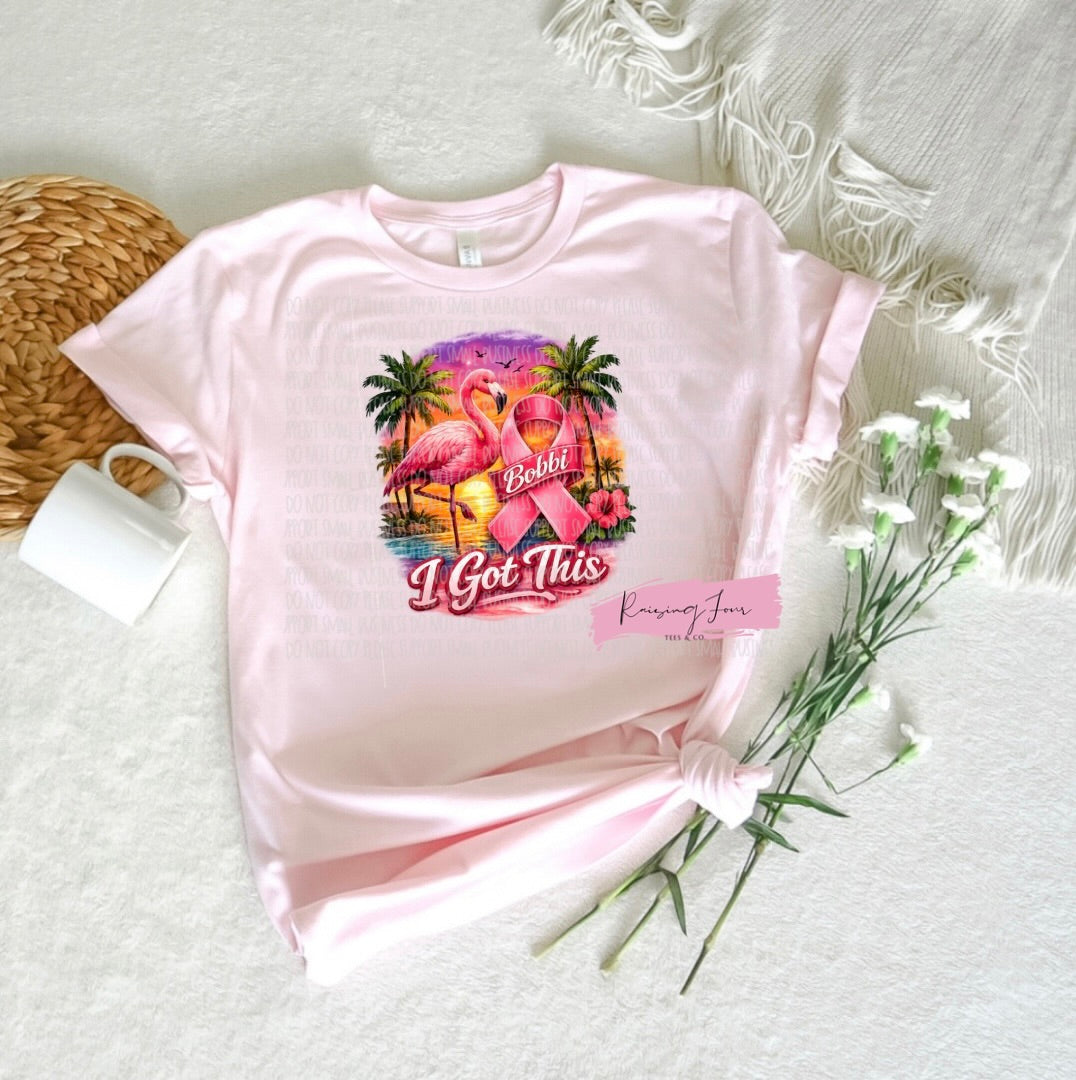 I got this Bobbi Pink short sleeve gildan